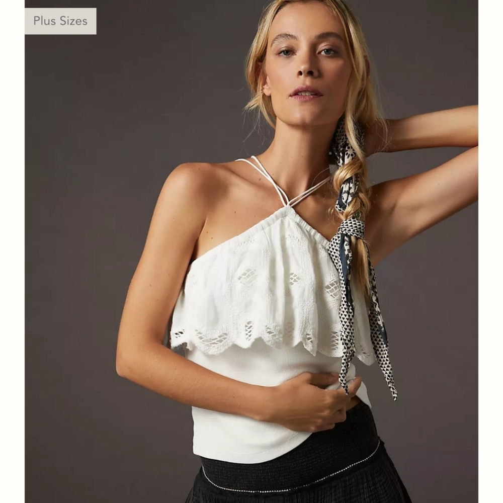 Anthropologie Ruffle Tank - Picture 5 of 8
